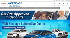 Desktop Screenshot of heritageautomotivecenter.com
