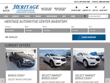 Tablet Screenshot of heritageautomotivecenter.com